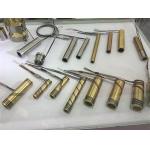 Hot Runner Brass Pipe / Nozzle Heater Pressed With Coil Heaters Custom Size for sale