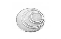 China 12 inch round mesh pizza tray perforated pizza pan aluminum pizza screen supplier