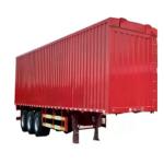 High Security 2 3 Axle 30Ton 40T Cargo Semi Trailer With Closed Type Aluminum Alloy Cargo Box For Transport  Goods for sale
