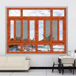 Horizontal Opening Casement Windows Aluminium Wood Composite Windows