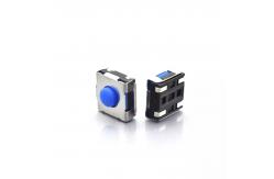 China PPA Body Silicone Mini Push Button Tact Switch 4 Pins 6x6 AC250V supplier