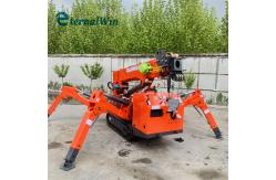 China 3 Ton Electric Mini Spider Crawler Crane With Wireless Remote Control supplier