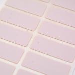 25mmx10mm High Temperature Adhesive Labels 1mil White Matte Polyimide Material