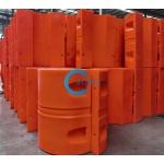 Marine Dredging HDPE Pipe Floater With Tensile Strength 15MPa for sale