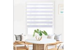 China Rolling Window Shade Fabric Smart Blackout Blinds Day Night Zebra Fabric supplier