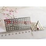 Easy Bending Galvanized Steel Insulation Fasteners With Square Stamped Hole Base
