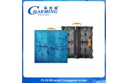 China P3.91 IP65 Transparent Video Wall Led Display Winproof  Outdoor 500*500mm supplier