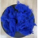 Recycled Polyester Staple Fiber 4.5D 51mm Gemstone Blue for sale