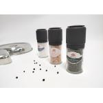 Plastic Cap Plastic Jar Clear Pepper Grinder With Refillable Design for sale