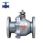 Two-piece flanged ball valve for sale
