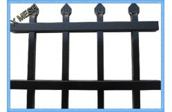 China Powder Coated Wire Mesh Fence Panels Pregalvanized Spear Top Security Garrison supplier