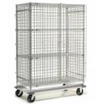 Factory Spare Parts Logistics SS Wire Security Storage Truck 500kg Capacity for sale