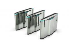 China DC12V QR Code Flap Barrier Turnstile Passage Width 600-900mm supplier