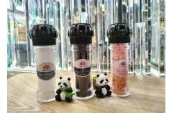 China 100ml Plastic Grinder Salt and Pepper Mill with Condiment Non-adjustable PS bottle supplier