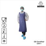 Long Vinyl Disposable Food Service Aprons Biodegradable Full Plastic Aprons for sale