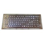 Rugged 102 Keys Panel Mount Keyboard / Laptop Industrial Keyboard In Metal for sale