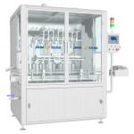 SS304 Frame Piston Filling Machine 8 Heads 80ml-1L With Schneider Control System for sale