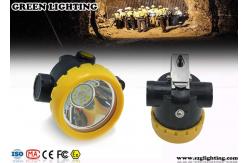 China 1W Safety Cree LED Mining Light With 2.2Ah Rechargeable Li - Ion Battery supplier