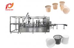 China 2 Lines CE SUNYI K Cup Coffee Capsule Filling And Sealing Machine supplier