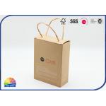 Recyclable Kraft Paper Folding Carton Box Die Cut Window With Handle