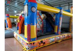 China Customized Inflatable House Color Inflatable Play City Playground supplier