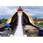 Cartoon Theme Giant Inflatable Slide With Three Lanes Silk - Screen Printing for sale