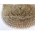1.5mm*15mm Welded Chainmail Curtain With Metal Rings For Interior Decoration for sale