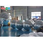 Gold Mirror Ball PVC Nightclub Inflatable Balloon Disco Party Wedding Gold Silver Floating Sphere Inflatable Mirror Ball for sale
