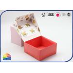 Pink Cookies Packing Folding Carton Box With UV Logo Thermophilic Retailer Shopping for sale
