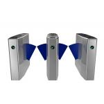 Optical CE Approved Flap Barrier Gate Half Height Turnstile With Led Indicator for sale