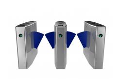 China Optical CE Approved Flap Barrier Gate Half Height Turnstile With Led Indicator supplier