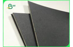 China Recyclable Pulp 250gsm  - 800gsm One Side Black Paper Board For Calendar supplier