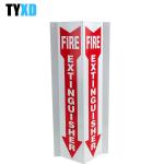 3 Way Fire Extinguisher Sign Steel / Aluminium/ Plastic / Paper Type Available for sale