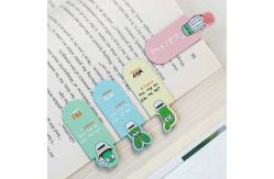 China Custom Shape Magnetic Bookmark Clips Cactus Page Divider Tabs supplier