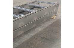 China Width 100mm Cable Tray Silver For Fire Resistance Requirement Electrical Cable Trough supplier