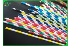 China FDA 60g 80g 120g Printed Drinking Straw Packing Paper with Food Grade Ink supplier