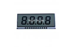 China Custom Digit Segment Odometer VA Transparent LCD Screen Display White LED Backlight supplier