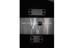 China Customized Aluminum Flat Top Straight Fin With Adjustable Pitch And Stroke supplier