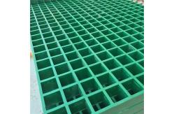 China 40*40mm Green FRP Gratings Fibreglass Floor Grating Easy Installation supplier