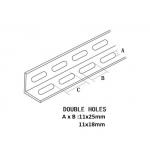 41x41 Electrical Galvanized Perforated Strut Angle Channel Rail for sale