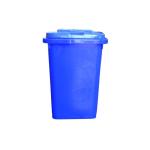50L Outdoor Garbage Can Freestanding Plastic Outdoor Trash Can for sale