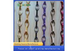 China Decorative Ring Aluminium Door Curtain Chain Mesh Customized supplier