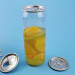 Food Grade 202# 500ml PET Plastic Smoothie Bottles for sale