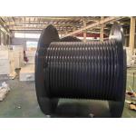 Cold-resistant Steel Q355D Material Cable Winding Drum Main Components Of Tower Crane for sale