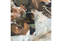 China TC Twill Camouflage Fabric Custom Printed Design For Hunting Coat supplier