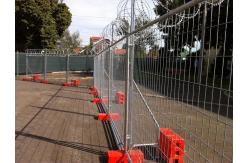 China Orange Customized Temporary Fence Panels For Environmental Protection Areas supplier