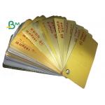 375gsm Laser Cardboard Paper Roll / Laminaied Metalized Paper Board For Cigarette Case