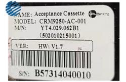China CRM9250 Acceptance ATM Cash Cassette GRG Recycling Machine supplier