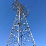 HDG Angle Steel 132KV Electric Transmission Line Tower for sale
