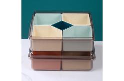 China Compartments 450g Plastic Organizer Box With Cover supplier